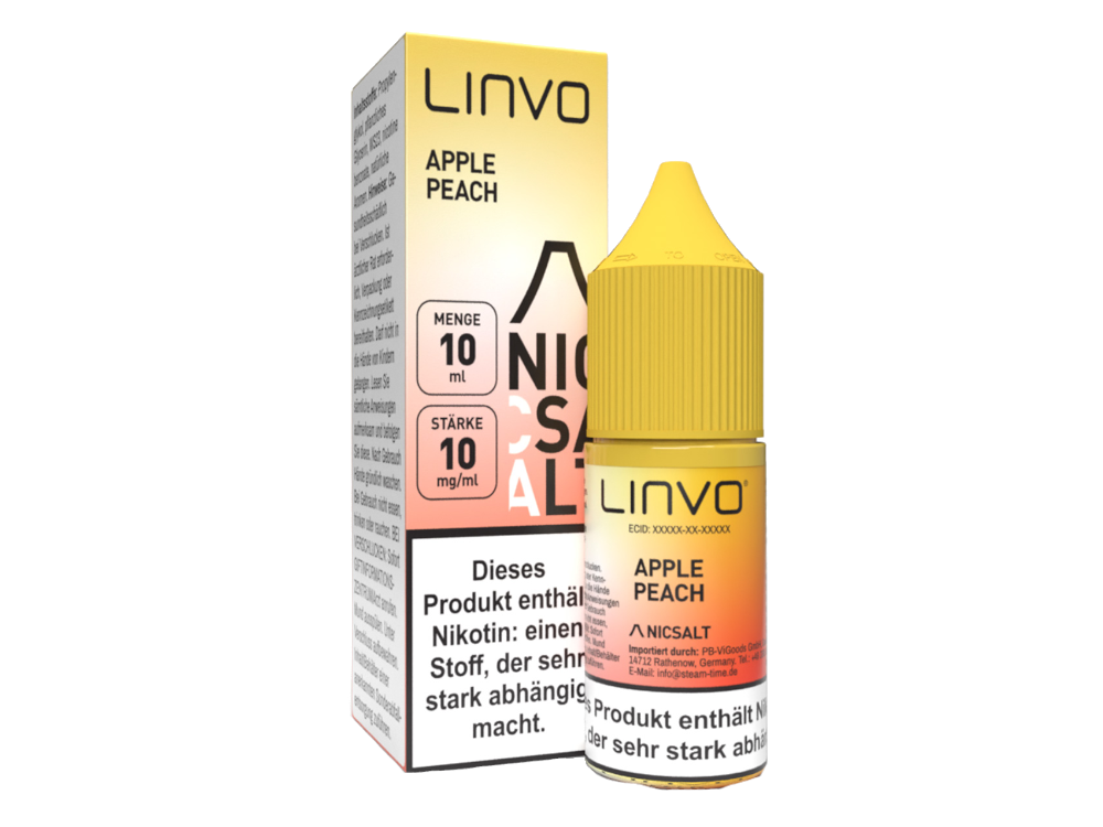 Linvo - Apple Peach - Nikotinsalz Liquid 20 mg/ml