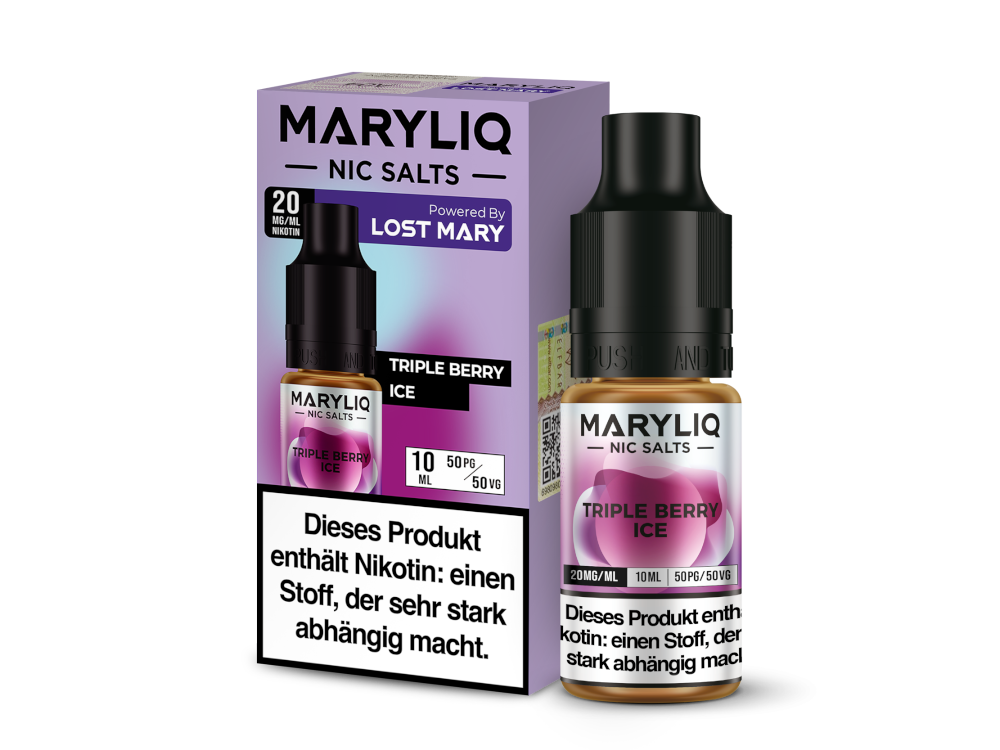 MARYLIQ - Triple Berry Ice - Nikotinsalz Liquid