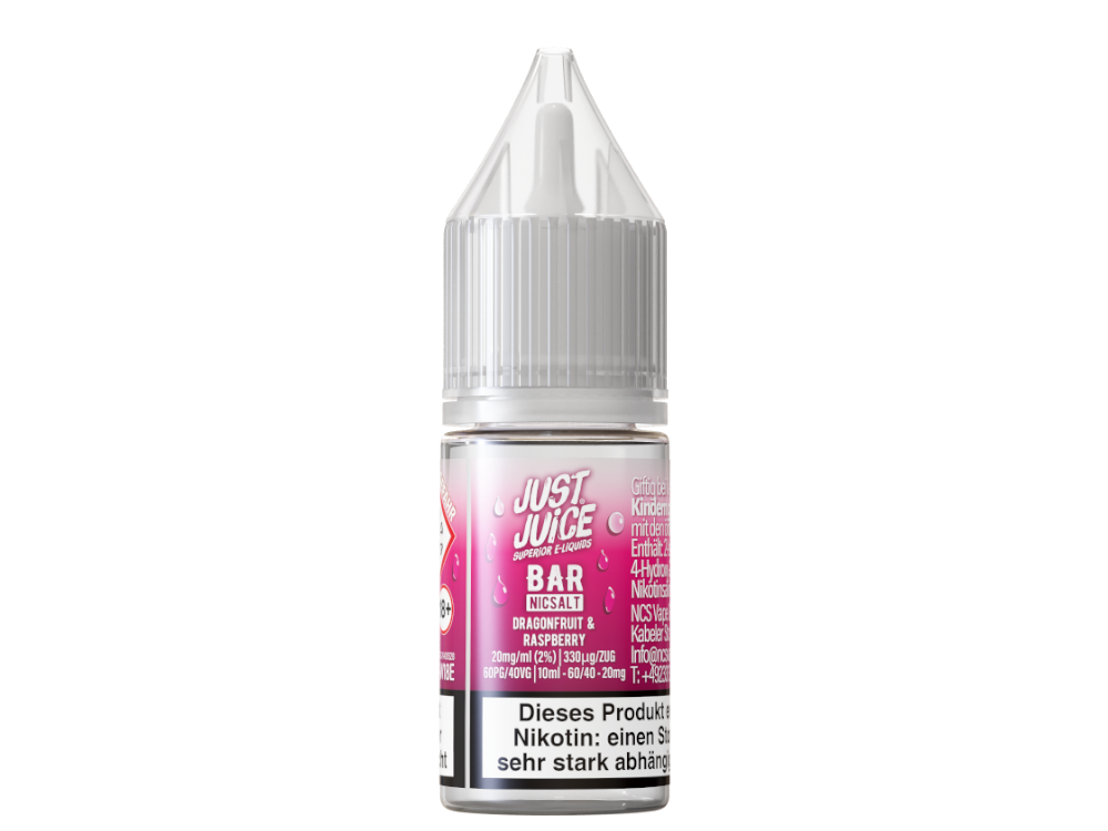 Just Juice - Bar - Dragonfruit & Raspberry - Nikotinsalz Liquid 20 mg/ml