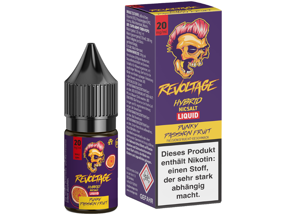 Revoltage - Punky Passion Fruit - Hybrid Nikotinsalz Liquid
