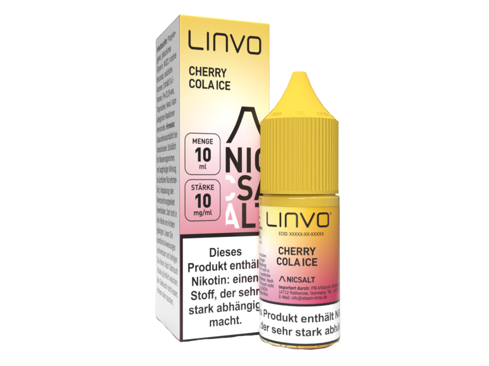 Linvo - Cherry Cola Ice - Nikotinsalz Liquid 20 mg/ml