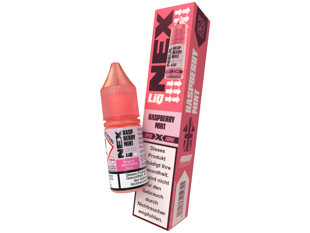 Pod Salt - NexLiq - Raspberry Mint Nikotinsalz Liquid