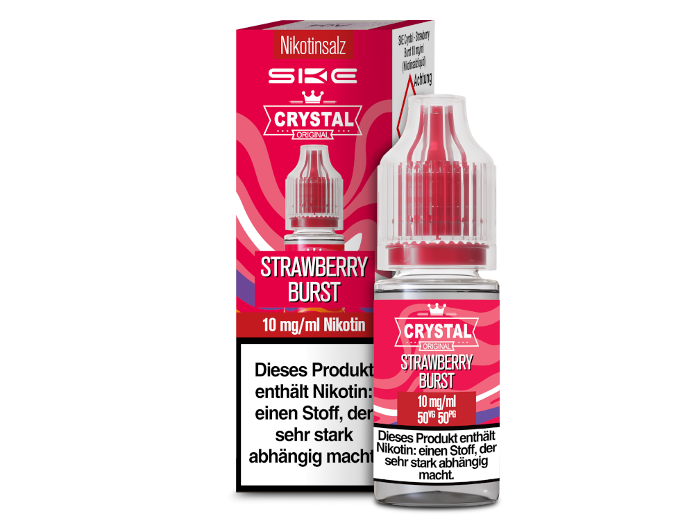 SKE - Crystal - Strawberry Burst - Nikotinsalz Liquid