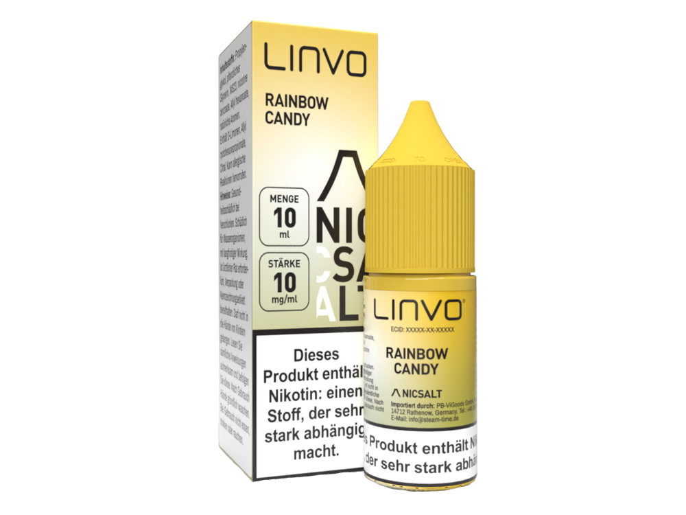 Linvo - Rainbow Candy - Nikotinsalz Liquid 20 mg/ml
