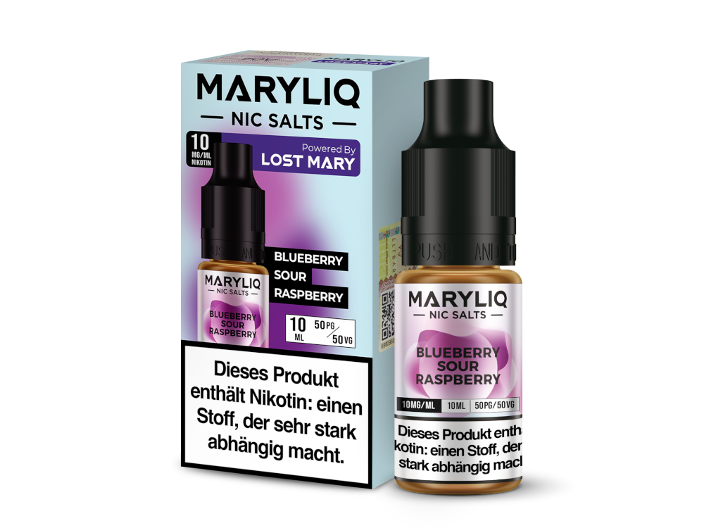 MARYLIQ - Blueberry Sour Raspberry - Nikotinsalz Liquid