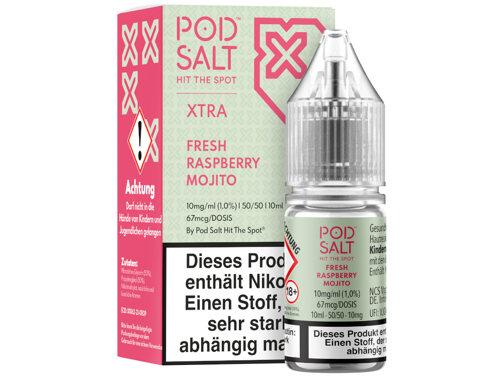 Pod Salt X - Fresh Rasperry Mojito - Nikotinsalz Liquid