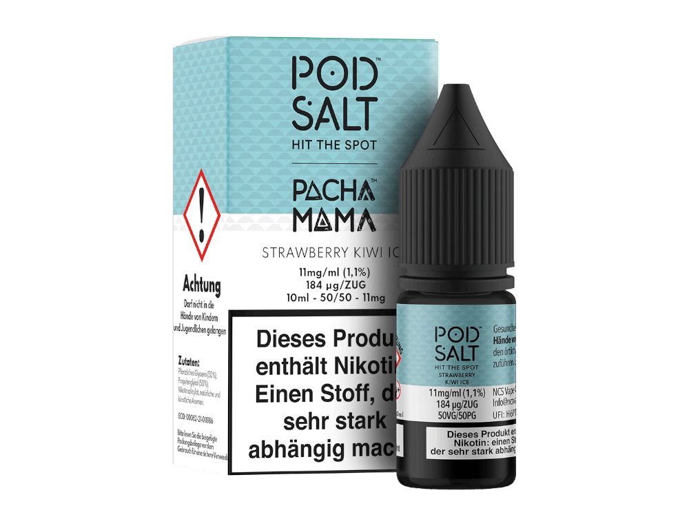 Pod Salt Fusion - Strawberry Kiwi Ice - Nikotinsalz Liquid