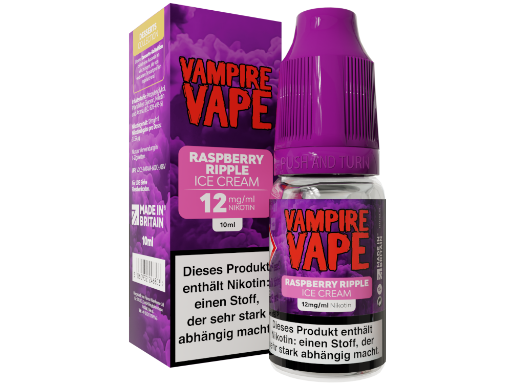 Vampire Vape - Dessert Collection - Raspberry Ripple Ice Cream E-Zigaretten Liquid