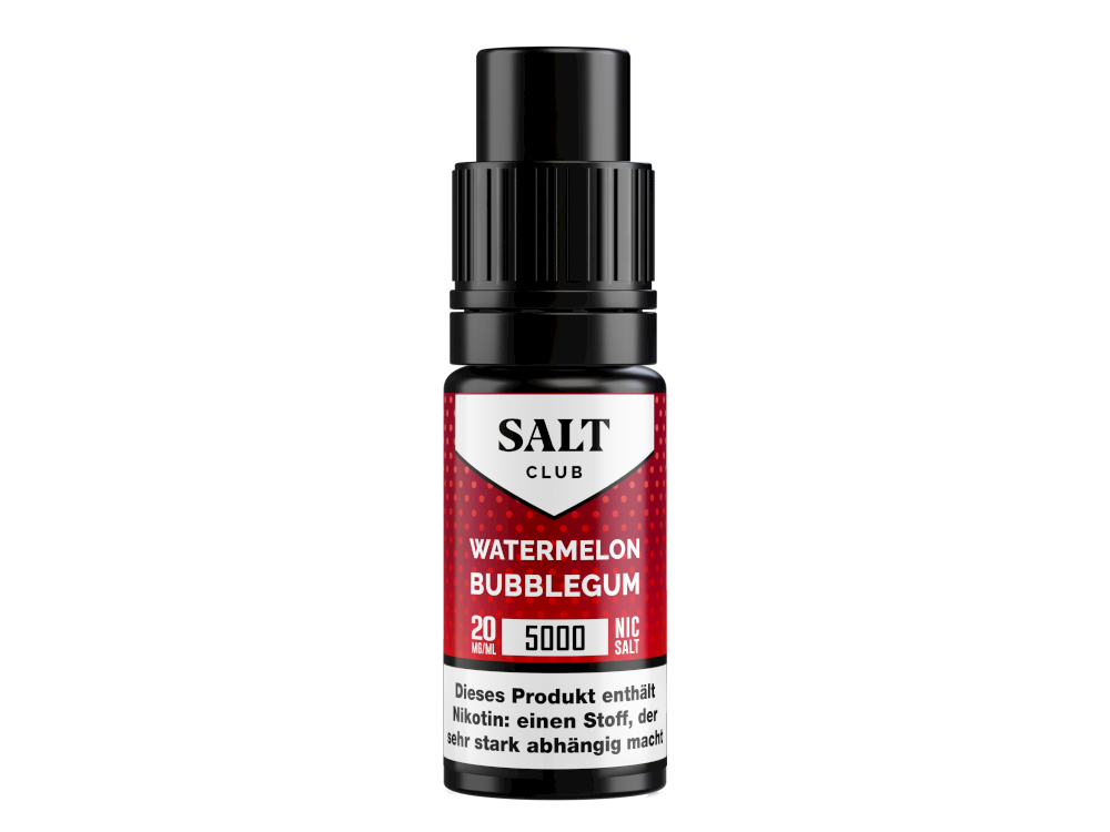 Salt Club - 5000 - Watermelon Bubblegum Nikotinsalz Liquid 20 mg/ml