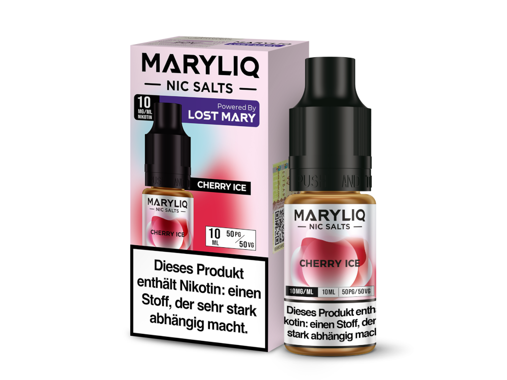 MARYLIQ - Cherry Ice - Nikotinsalz Liquid
