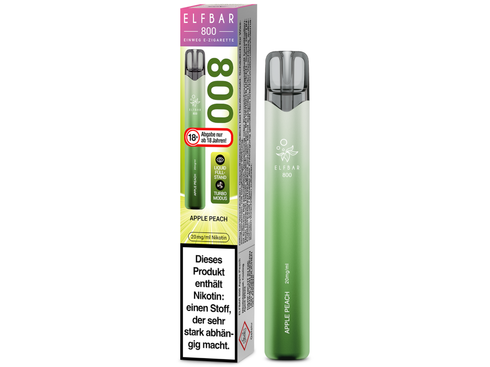 Elfbar 800 Einweg E-Zigarette - 20 mg/ml