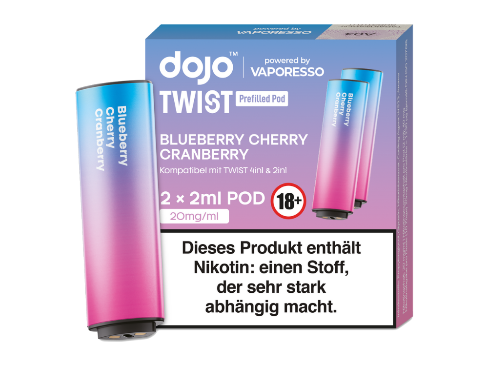 Vaporesso - Dojo - Twist Pod 20 mg/ml (2 Stück pro Packung)