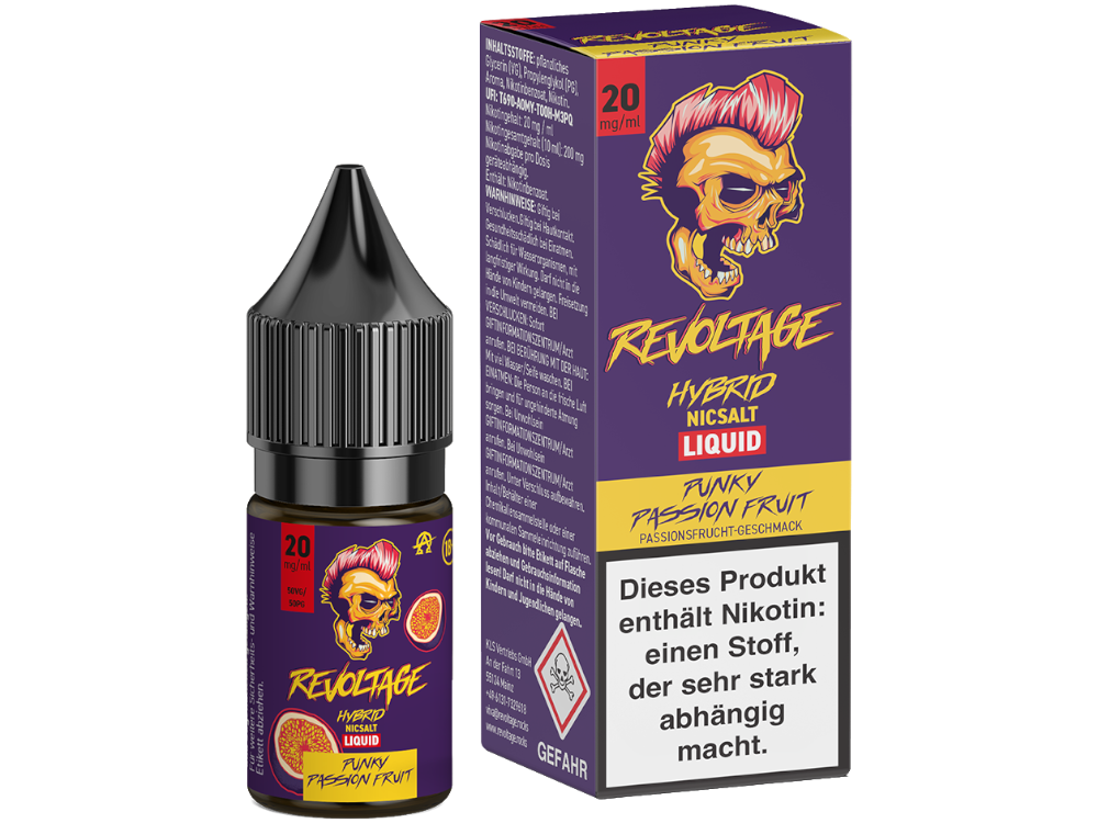 Revoltage - Punky Passion Fruit - Hybrid Nikotinsalz Liquid