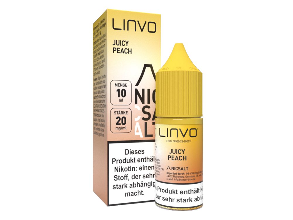 Linvo - Peach Ice - Nikotinsalz Liquid 20 mg/ml