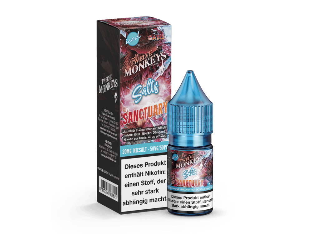 Twelve Monkeys - Iced - Sanctuary - Nikotinsalz Liquid 20 mg/ml