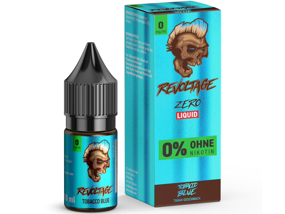Revoltage - Tobacco Blue - Hybrid Nikotinsalz Liquid 0 mg/ml