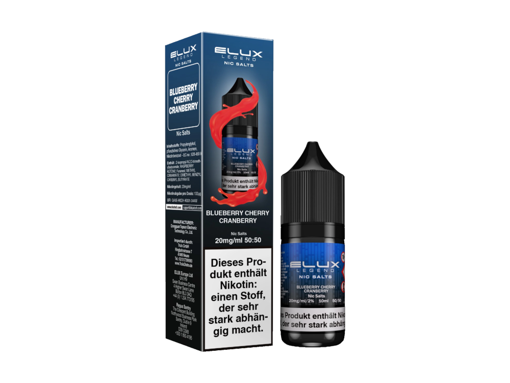 Elux - Blueberry Cherry Cranberry - Nikotinsalz Liquid