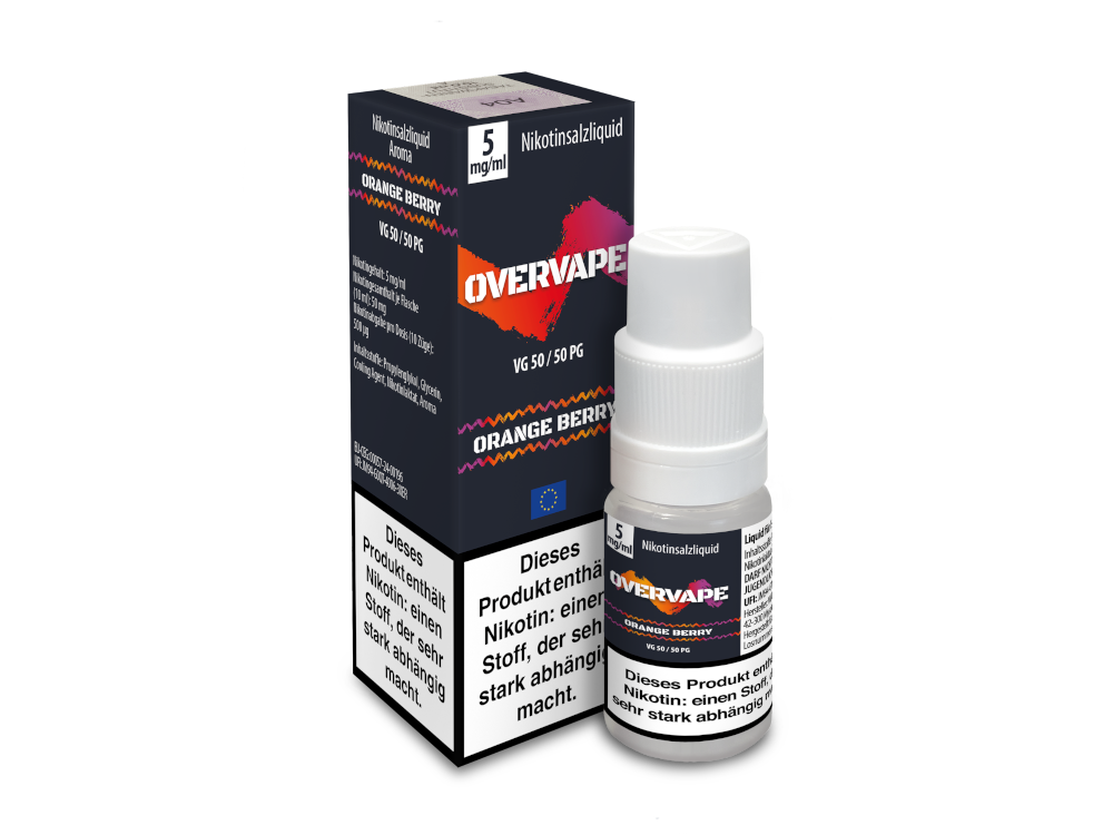 Overvape - Orange Berry - Nikotinsalz Liquid