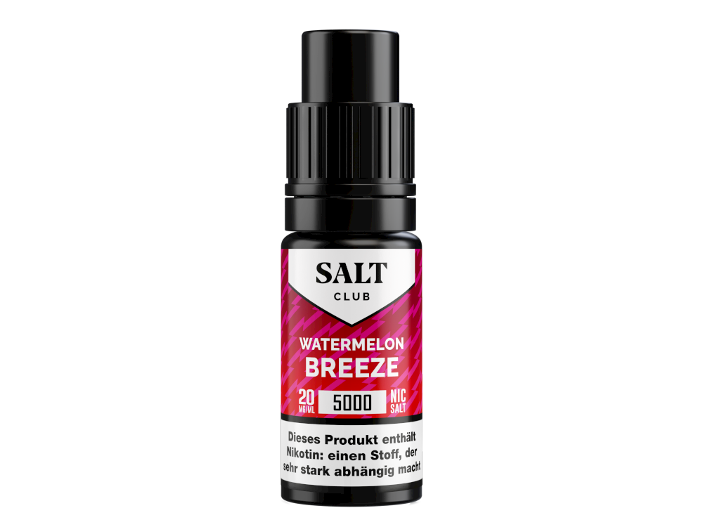 Salt Club - 5000 - Watermelon Breeze Nikotinsalz Liquid 20 mg/ml