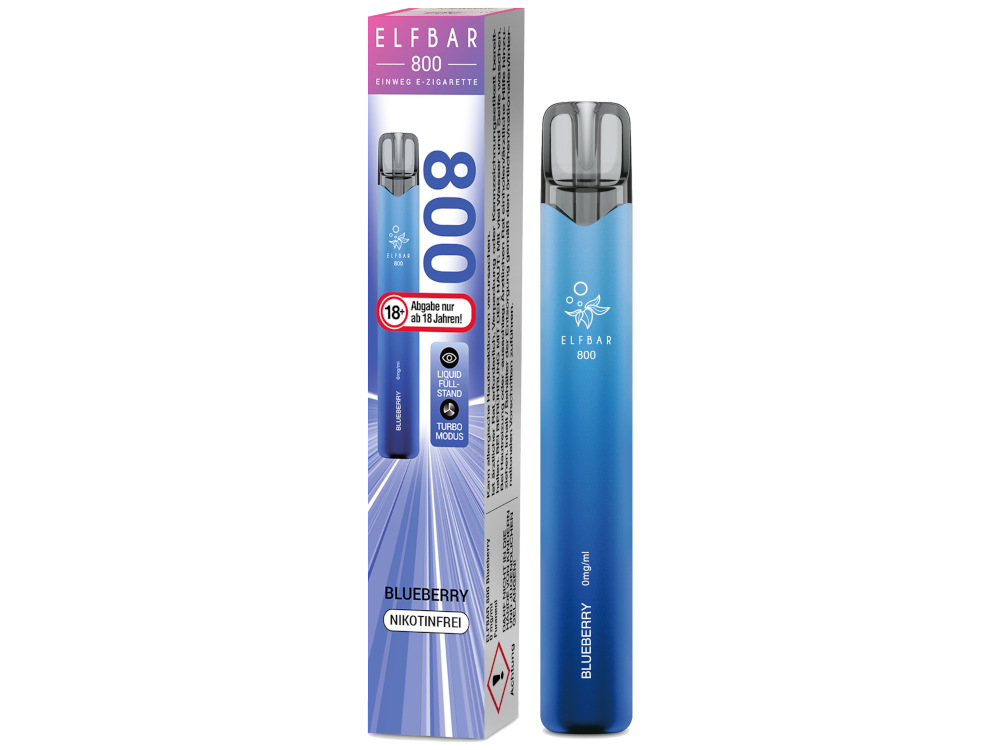 Elfbar 800 Einweg E-Zigarette - 0 mg/ml