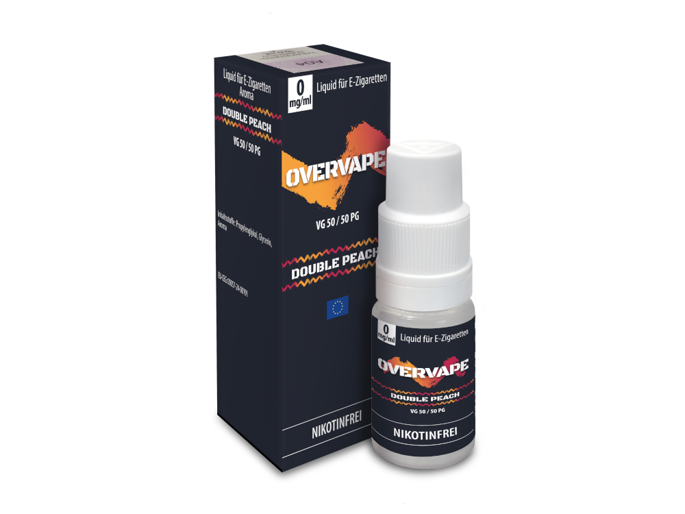 Overvape - Double Peach - Nikotinsalz Liquid