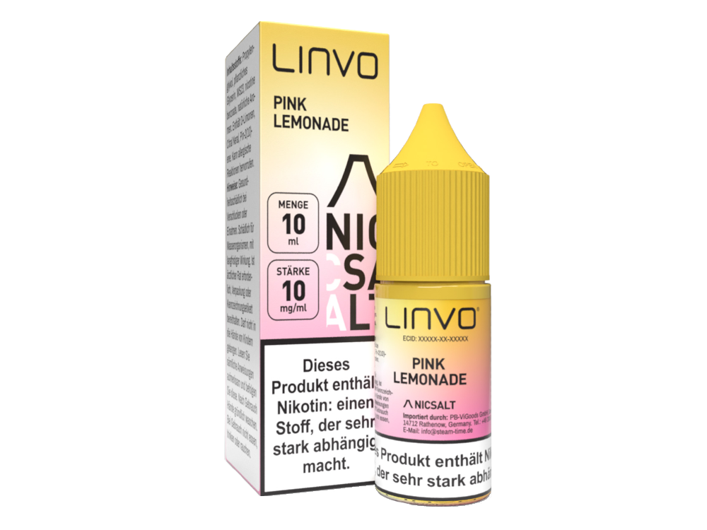 Linvo - Pink Lemonade - Nikotinsalz Liquid 20 mg/ml