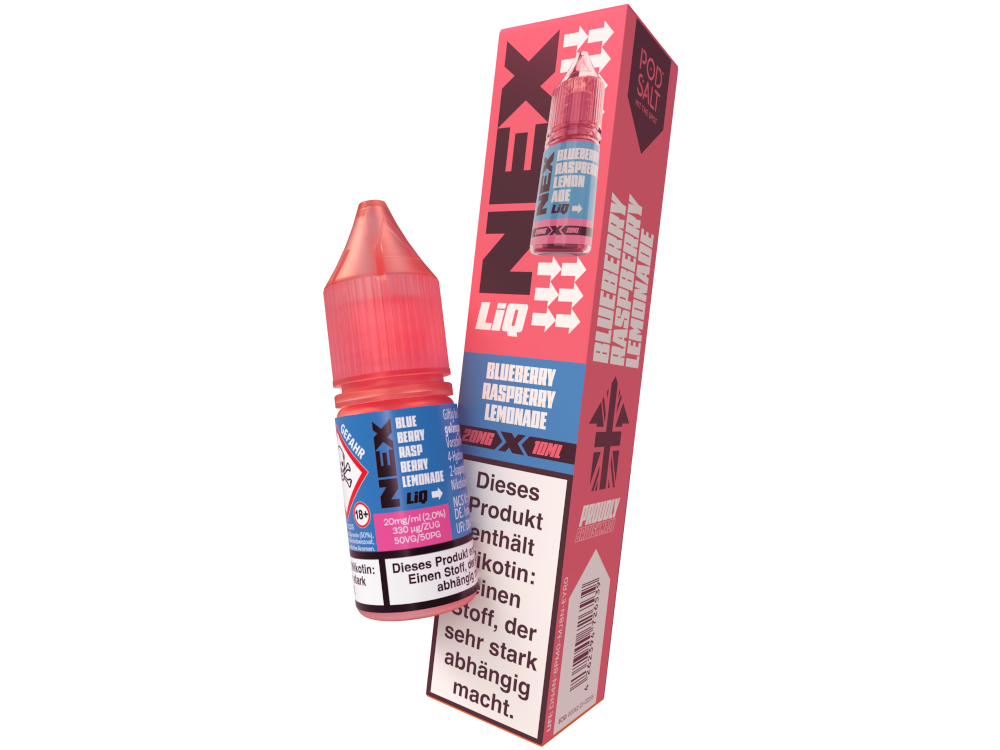 Pod Salt - NexLiq - Blueberry Raspberry Lemonade Nikotinsalz Liquid