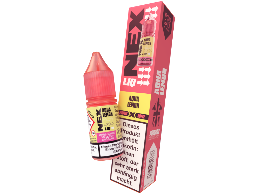 Pod Salt - NexLiq - Aqua Lemon Nikotinsalz Liquid