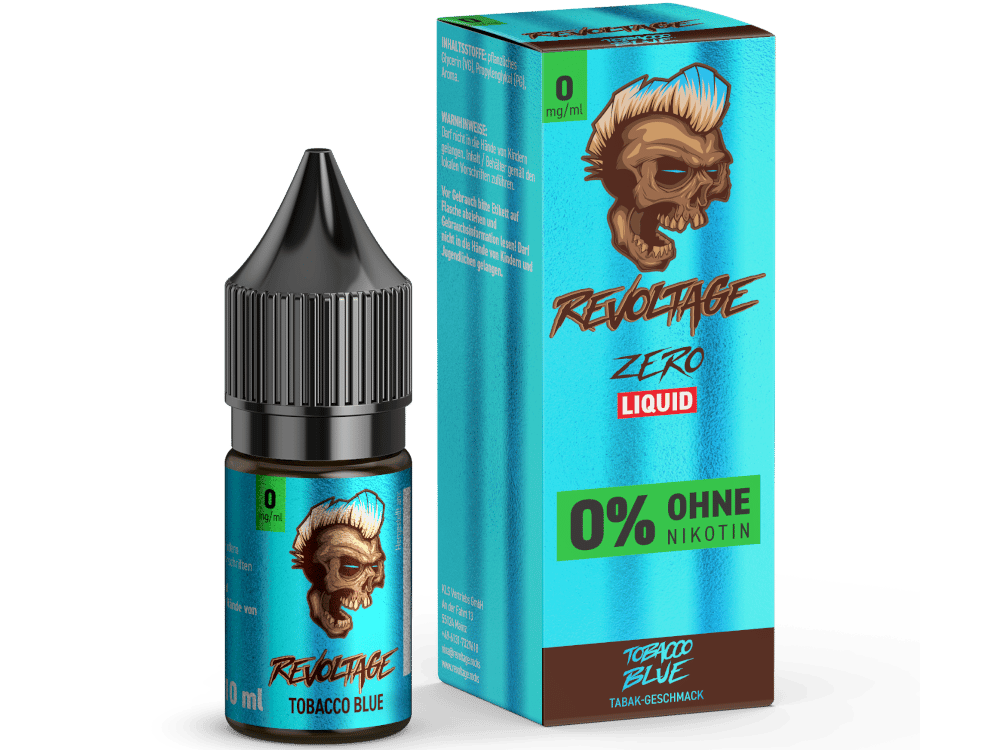Revoltage - Tobacco Blue - Hybrid Nikotinsalz Liquid 0 mg/ml