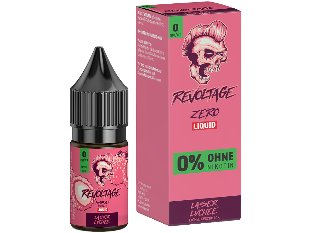 Revoltage - Laser Lychee - Hybrid Nikotinsalz Liquid 0 mg/ml