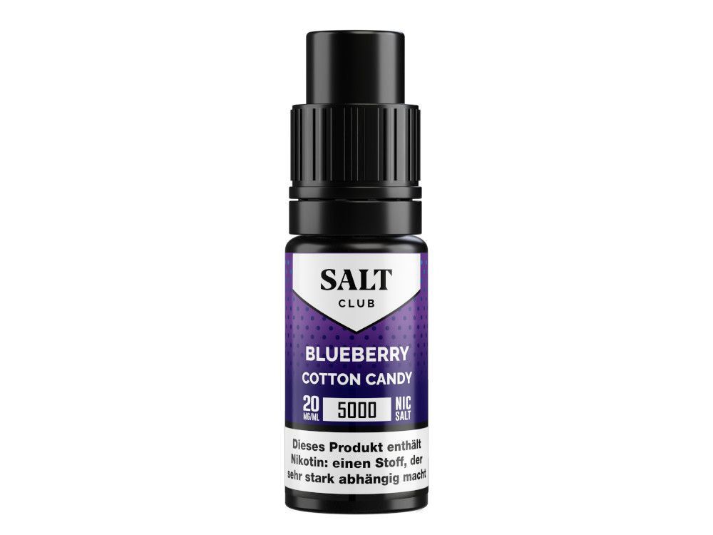 Salt Club - 5000 - Blueberry Cotton Candy Nikotinsalz Liquid 20 mg/ml