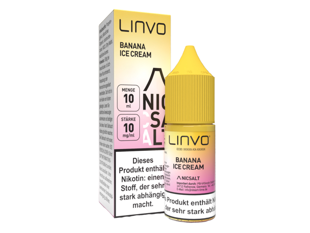Linvo - Banana Ice Cream - Nikotinsalz Liquid 20 mg/ml