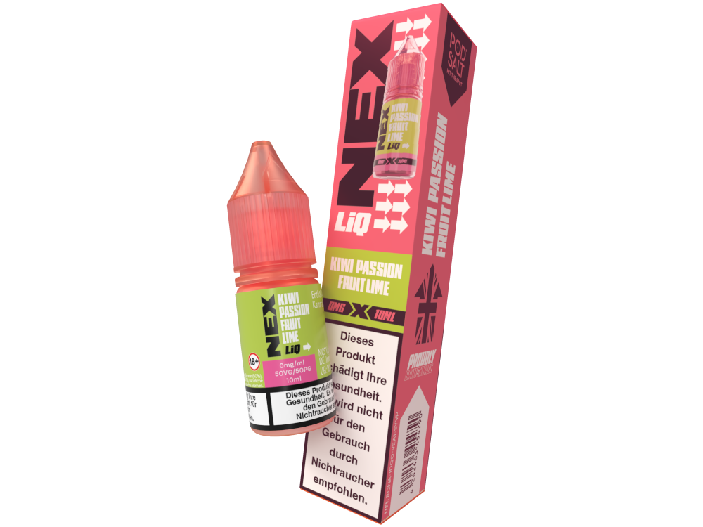 Pod Salt - NexLiq - Kiwi Passionfruit Lime Nikotinsalz Liquid