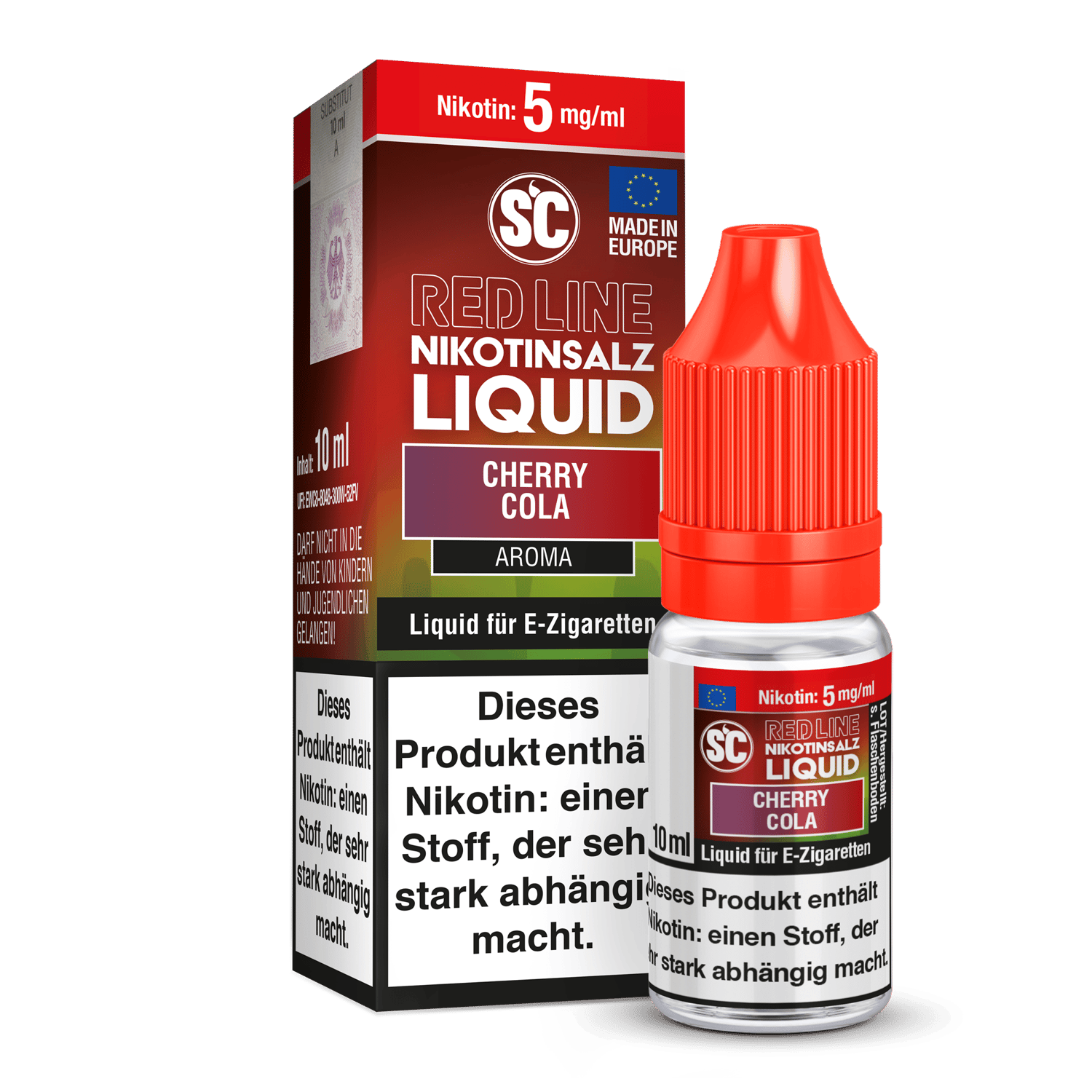 SC - Red Line - Cherry Cola - Nikotinsalz Liquid