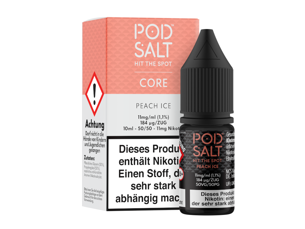 Pod Salt Core - Peach Ice - Nikotinsalz Liquid