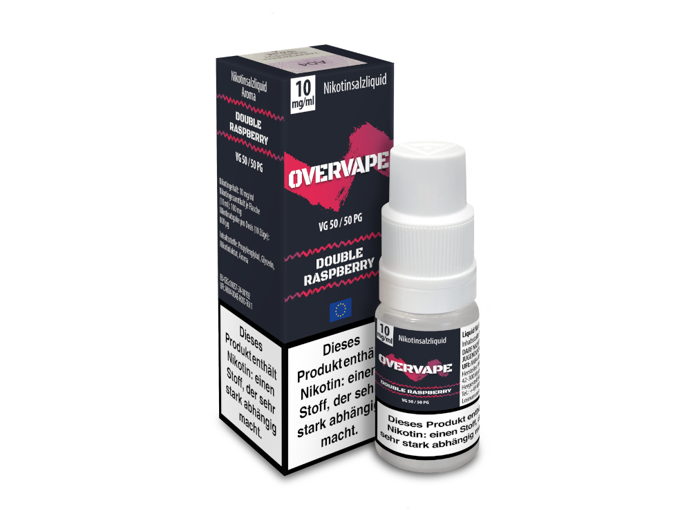 Overvape - Double Raspberry - Nikotinsalz Liquid