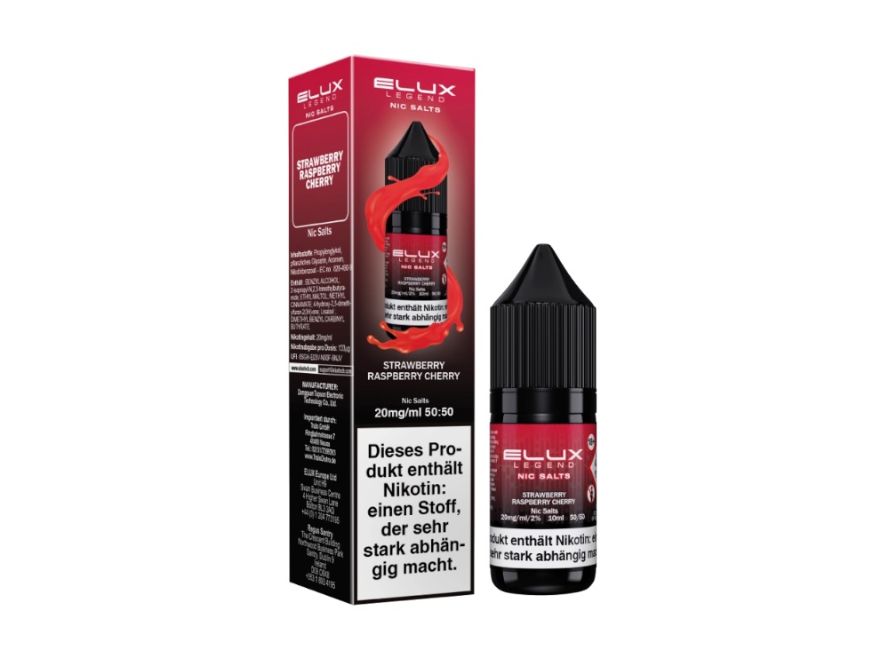 Elux - Strawberry Raspberry Cherry - Nikotinsalz Liquid