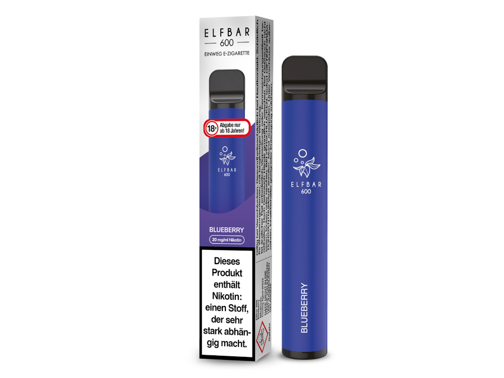 Elfbar - 600 Einweg E-Zigarette - 20 mg/ml