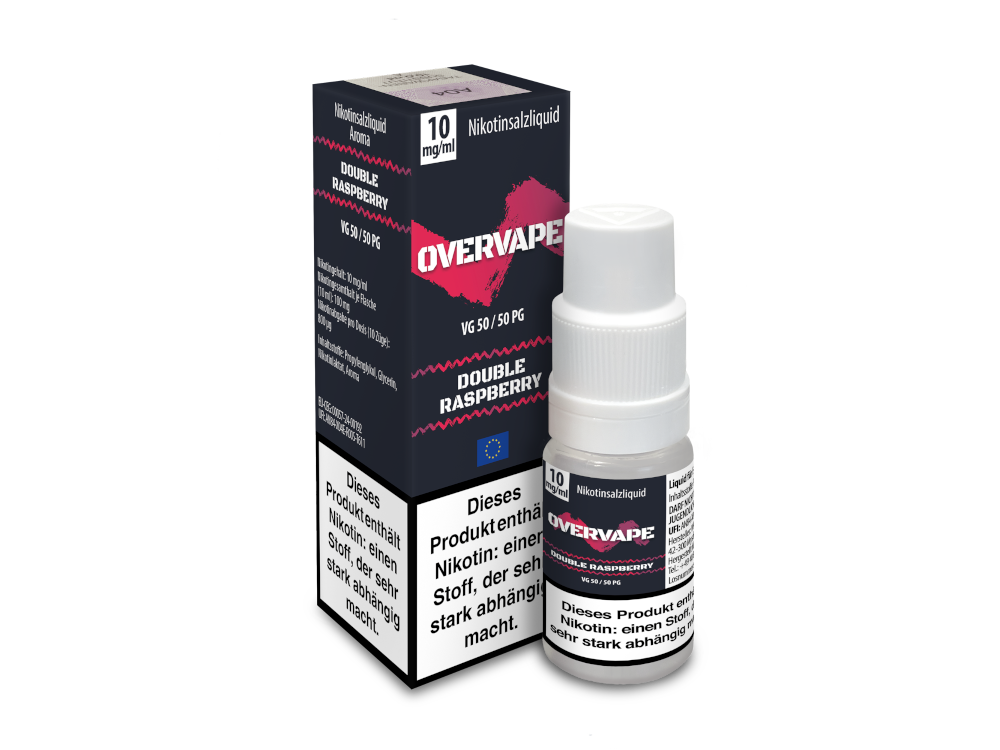 Overvape - Double Raspberry - Nikotinsalz Liquid