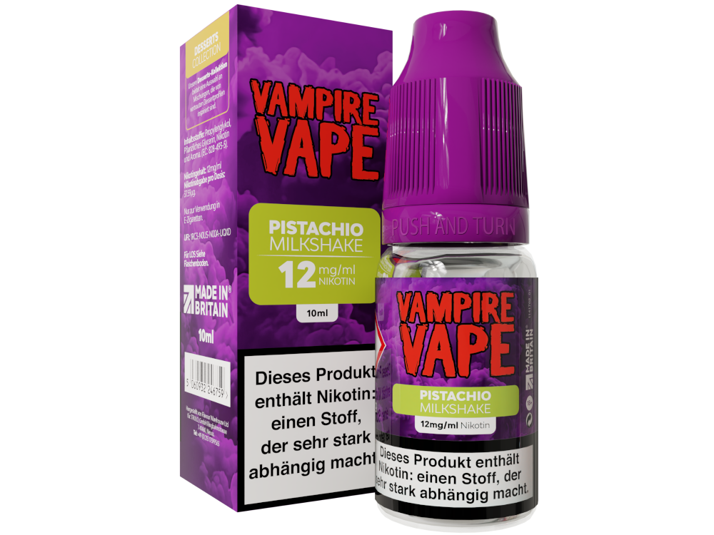 Vampire Vape - Dessert Collection - Pistachio Milkshake E-Zigaretten Liquid