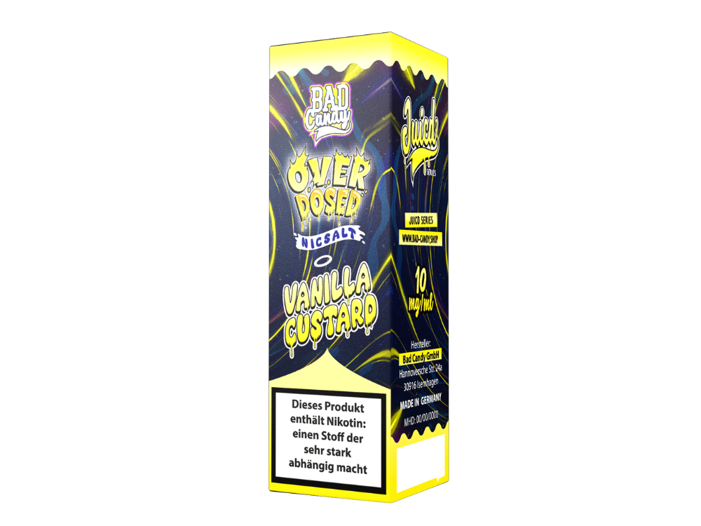 Bad Candy Liquids - Juicd - Overdosed Vanilla Custard - Nikotinsalz Liquid