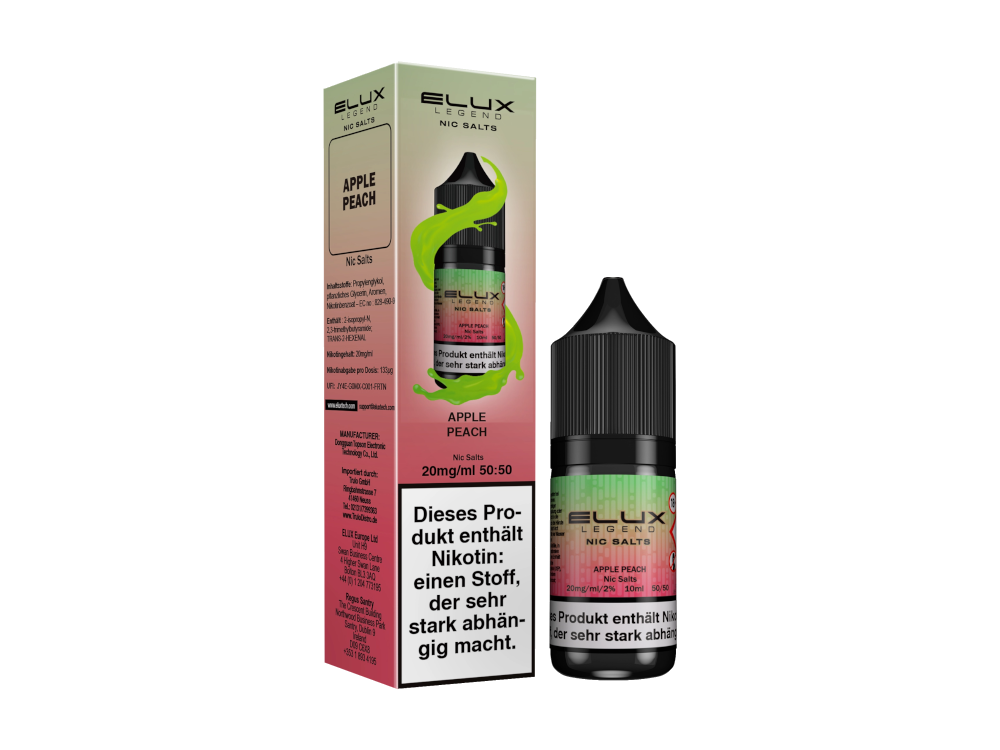 Elux - Apple Peach - Nikotinsalz Liquid