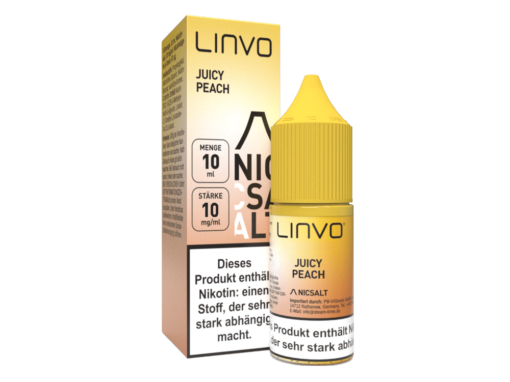 Linvo - Peach Ice - Nikotinsalz Liquid 20 mg/ml