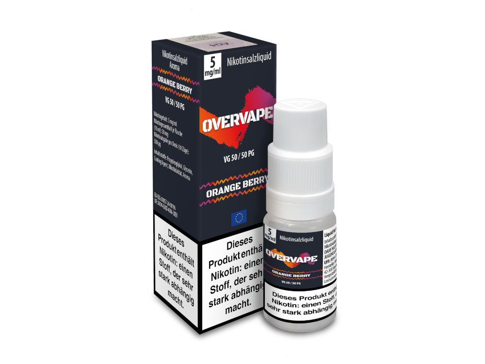 Overvape - Orange Berry - Nikotinsalz Liquid