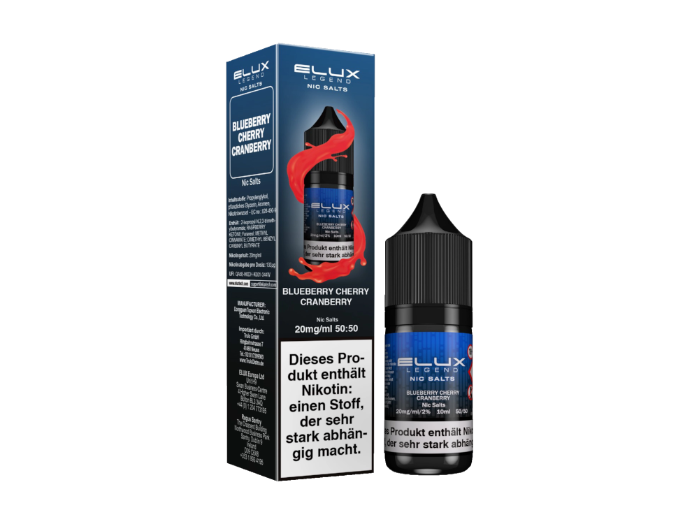 Elux - Blueberry Cherry Cranberry - Nikotinsalz Liquid