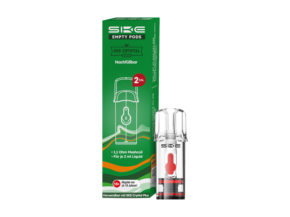 SKE - Crystal Leer-Pod (2 Stück pro Packung)