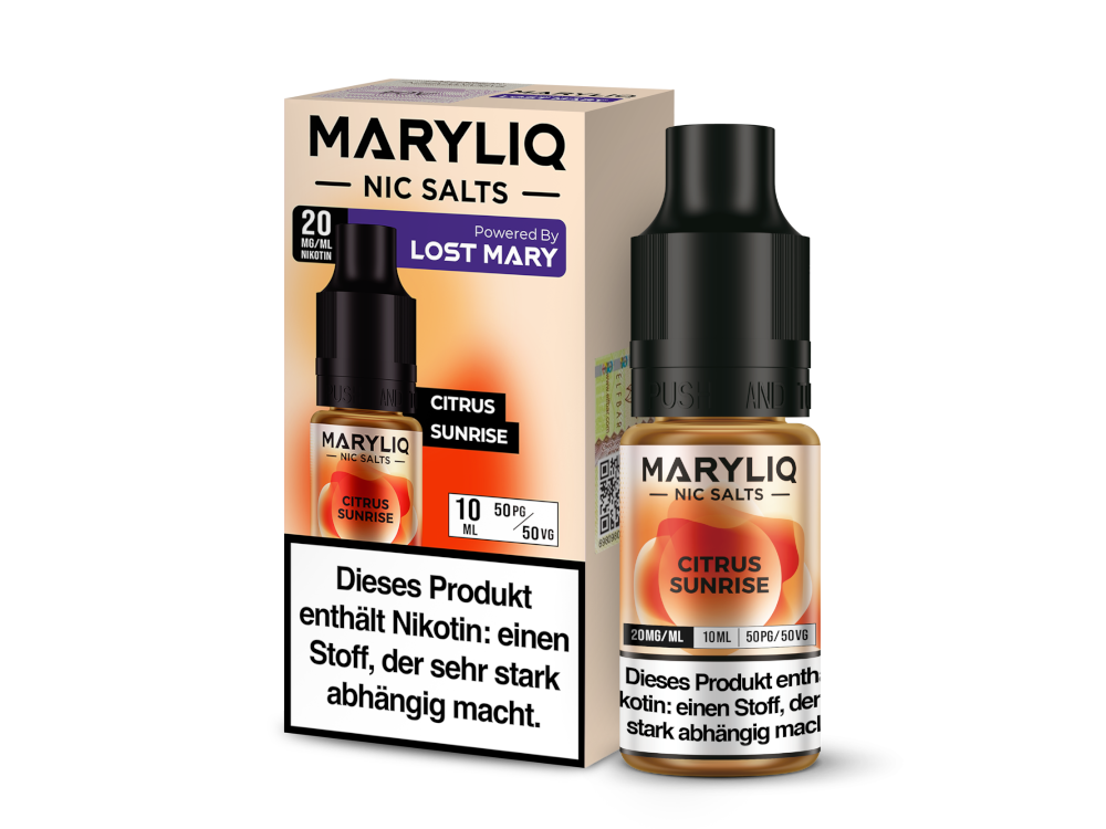 MARYLIQ - Citrus Sunrise - Nikotinsalz Liquid
