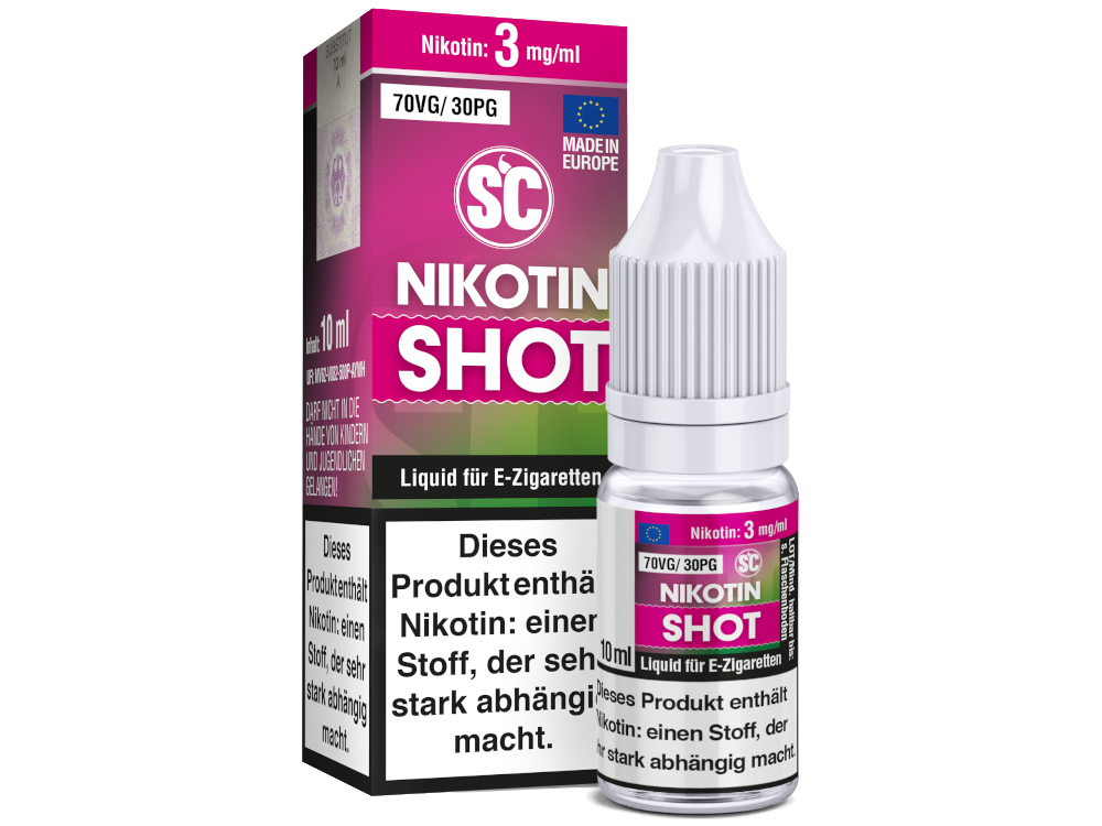 SC - 10 ml Nikotin Shot 70VG/30PG