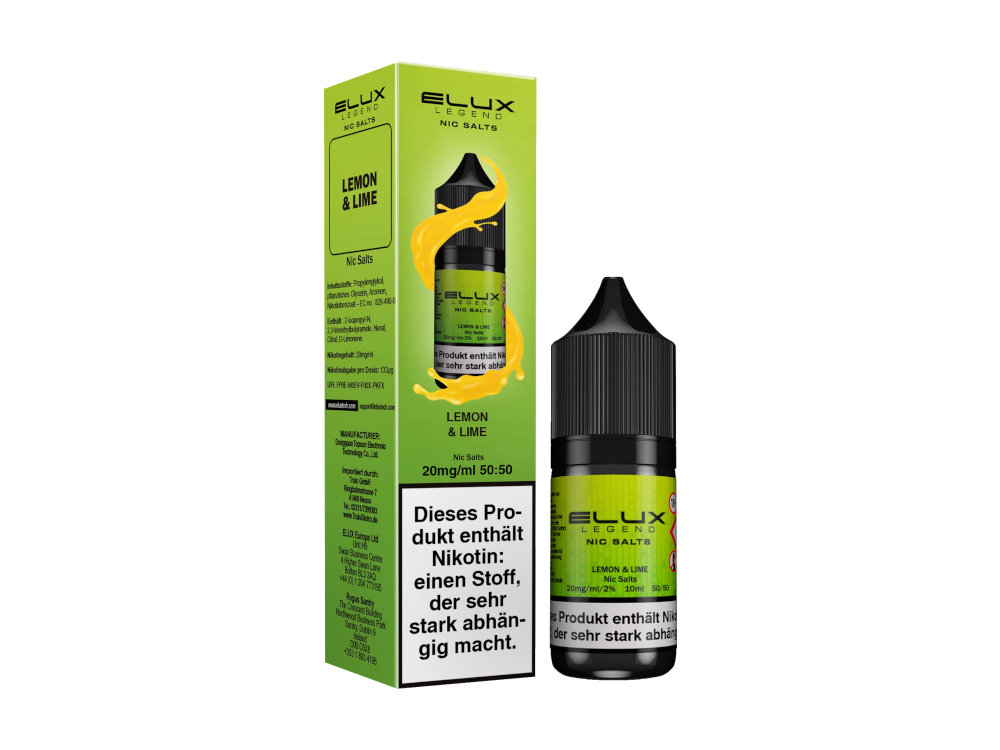 Elux - Lemon & Lime - Nikotinsalz Liquid