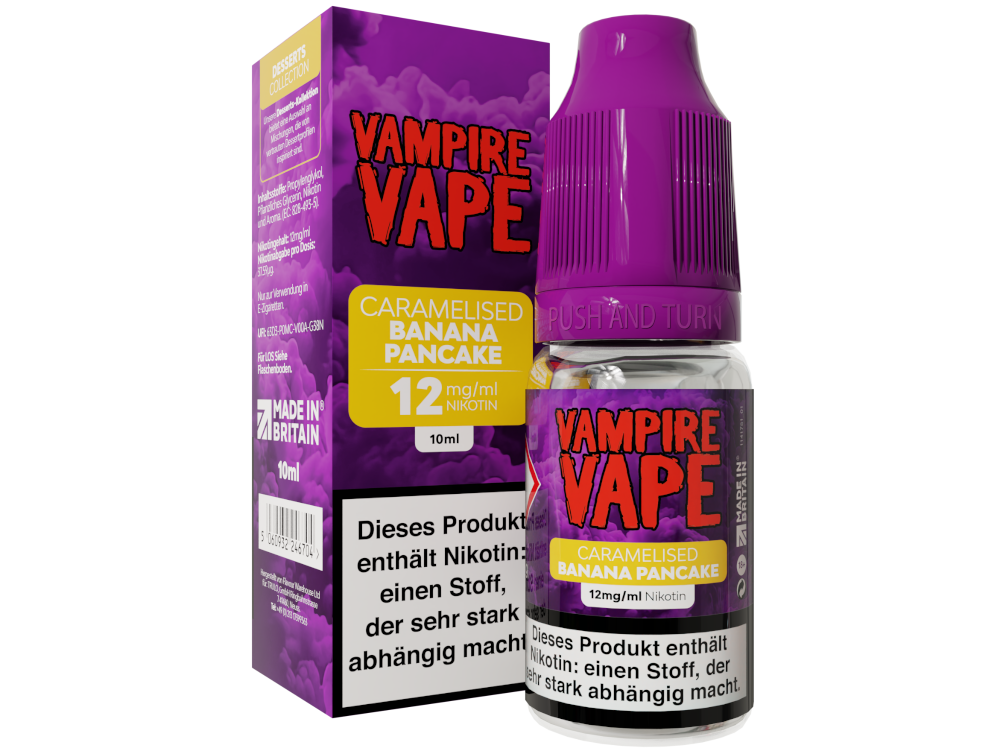 Vampire Vape - Dessert Collection - Caramelised Banana Pancake E-Zigaretten Liquid